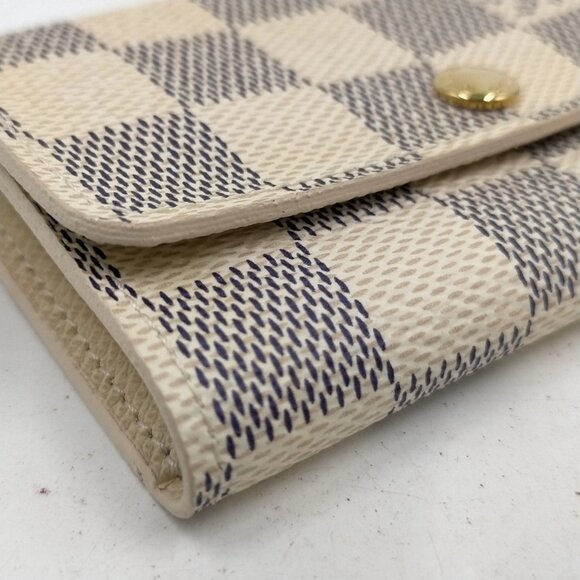 Authentic Louis Vuitton White Damier Azul Keycase mn258-113025 - Picture 4 of 9